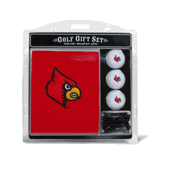 Louisville Cardinals Embroidered Towel Gift Set