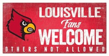 Louisville Cardinals Fans Welcome Sign