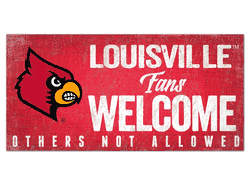 Louisville Cardinals Fans Welcome Sign