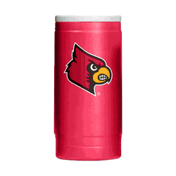 Louisville Cardinals Flipside Powder Coat Slim Can Coolie