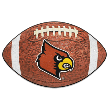 Louisville Cardinals Football Rug - 20.5in. x 32.5in.