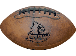 Louisville Cardinals Football Vintage Throwback 9 Inches