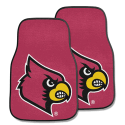Louisville Cardinals Front Carpet Car Mat Set - 2 Pieces