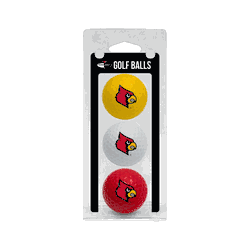 Louisville Cardinals Golf Balls - 3 Pack