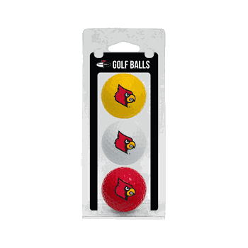 Louisville Cardinals Golf Balls - 3 Pack