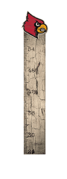 Louisville Cardinals Growth Chart Sign 6x36