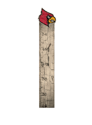Louisville Cardinals Growth Chart Sign 6x36