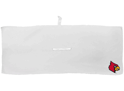 Louisville Cardinals Large Microfiber Towel - 16" x 40" (White)