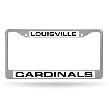 Louisville Cardinals Laser Chrome Frame