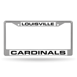 Louisville Cardinals Laser Chrome Frame