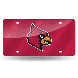 Louisville Cardinals Laser Red Bkg
