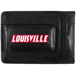Louisville Cardinals Logo Leather Cash and Cardholder