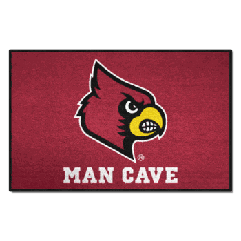 Louisville Cardinals Man Cave Starter Mat Accent Rug - 19in. x 30in.
