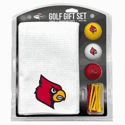 Louisville Cardinals Microfiber Towel Gift Set - 16 x 40 (White)