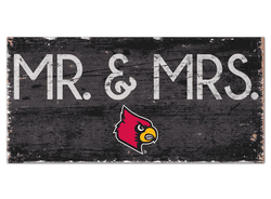 Louisville Cardinals Mr & Mrs Sign