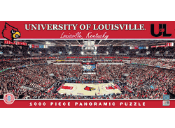 Louisville Cardinals NCAA 1000pc Basketball Panoramic Puzzle