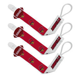 Louisville Cardinals Pacifier Clips