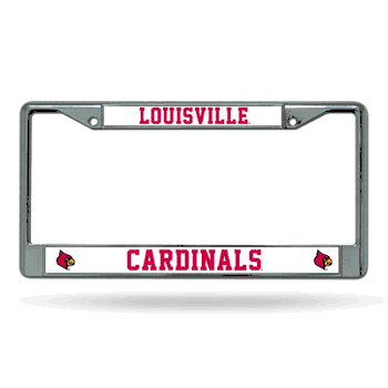 Louisville Cardinals Chrome Frame