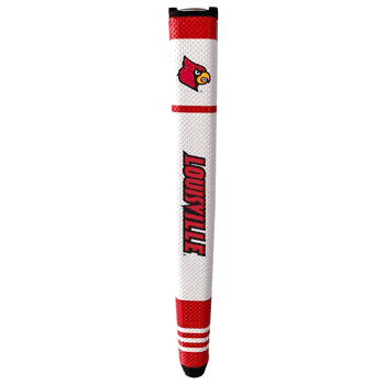 Louisville Cardinals Putter Grip (White with colored stripes)