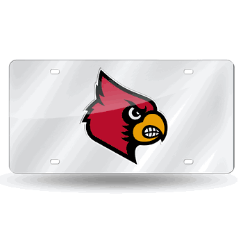 Louisville Cardinals Silver Laser Tag