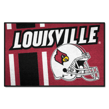 Louisville Cardinals Starter Mat Accent Rug - 19in. x 30in., Unifrom Design