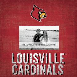 Louisville Cardinals Team Name 10"x10" Picture Frame