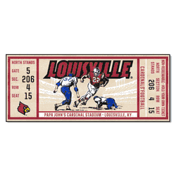 Louisville Cardinals Ticket Runner Rug - 30in. x 72in.