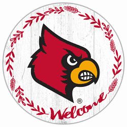 Louisville Cardinals Welcome 12in Circle