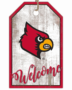 Louisville Cardinals Welcome Team Tag 11x19 Sign
