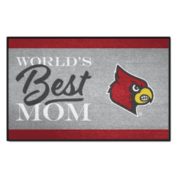 Louisville Cardinals World's Best Mom Starter Mat Accent Rug - 19in. x 30in.