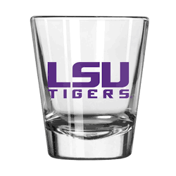 LSU 2oz Satin Etch Shot Glass