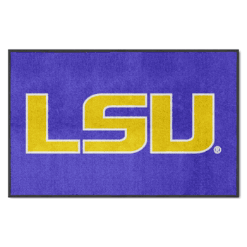LSU 4X6 High-Traffic Mat with Durable Rubber Backing - Landscape Orientation