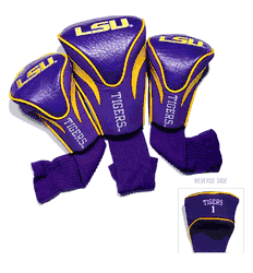 LSU Club 3 Piece Contour Headcover Set