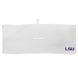 LSU Large Microfiber Towel - 16" x 40" (White)