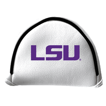LSU Putter Cover - Mallet (White)