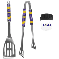 LSU Tigers 2 pc BBQ Set and Chip Clip