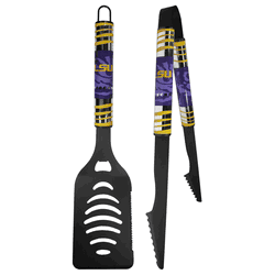 LSU Tigers 2 pc Black Tailgate BBQ Set