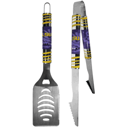 LSU Tigers 2 pc Steel Tailgate BBQ Set