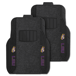 LSU Tigers 2 Piece Deluxe Car Mat Set