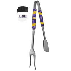 LSU Tigers 3 in 1 BBQ Tool and Chip Clip