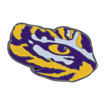 LSU Tigers 3D Color Metal Emblem