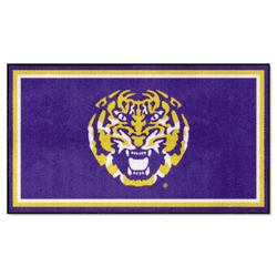 LSU Tigers 3ft. x 5ft. Plush Area Rug