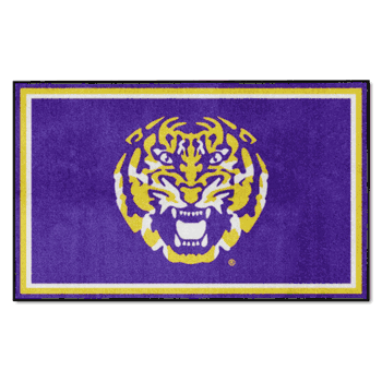 LSU Tigers 4ft. x 6ft. Plush Area Rug