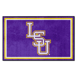LSU Tigers 4ft. x 6ft. Plush Area Rug
