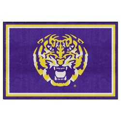 LSU Tigers 5ft. x 8 ft. Plush Area Rug