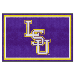 LSU Tigers 5ft. x 8 ft. Plush Area Rug