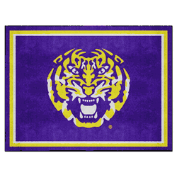 LSU Tigers 8ft. x 10 ft. Plush Area Rug