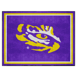 LSU Tigers 8ft. x 10 ft. Plush Area Rug
