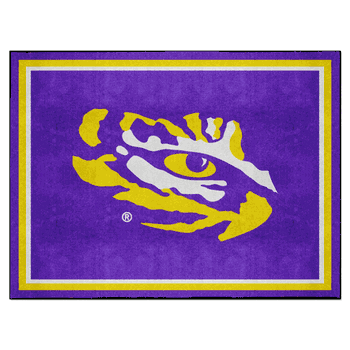 LSU Tigers 8ft. x 10 ft. Plush Area Rug