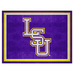 LSU Tigers 8ft. x 10 ft. Plush Area Rug